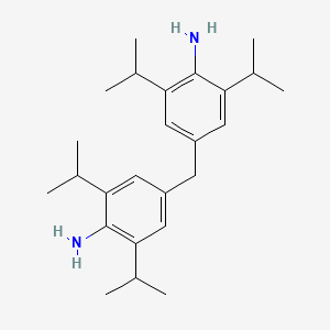 4,4'-Methylenebis(2,6-diisopropylaniline) chemical structure (CAS 19900-69-7)