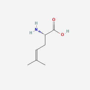 (S)-2-Amino-5-methylhex-4-enoic acid chemical structure (CAS 19914-06-8)