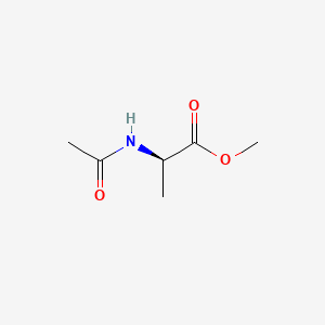 (R)-Methyl 2-acetamidopropanoate chemical structure (CAS 19914-36-4)