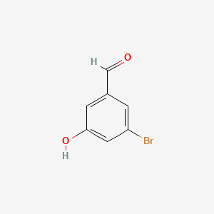 3-Bromo-5-hydroxybenzaldehyde chemical structure (CAS 199177-26-9)