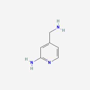 4-(Aminomethyl)pyridin-2-amine chemical structure (CAS 199296-51-0)