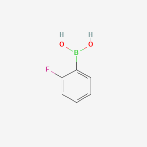 (2-Fluorophenyl)boronic acid chemical structure (CAS 1993-03-9)