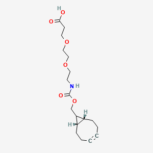 Endo-bcn-peg2-acid chemical structure (CAS 1993134-72-7)