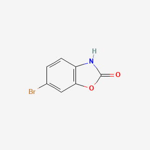 6-Bromobenzo[d]oxazol-2(3H)-one chemical structure (CAS 19932-85-5)