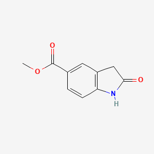 Methyl Oxindole-5-carboxylate chemical structure (CAS 199328-10-4)