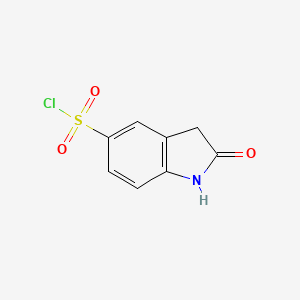 2-Oxoindoline-5-sulfonyl chloride chemical structure (CAS 199328-31-9)