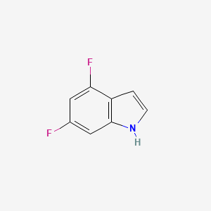 4,6-Difluoroindole chemical structure (CAS 199526-97-1)