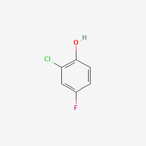 2-Chloro-4-fluorophenol chemical structure (CAS 1996-41-4)