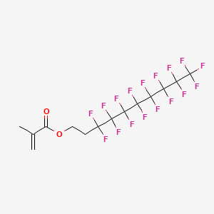 2-(Perfluorooctyl)ethyl methacrylate chemical structure (CAS 1996-88-9)