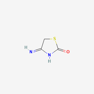 4-Iminothiazolidin-2-one chemical structure (CAS 19967-65-8)