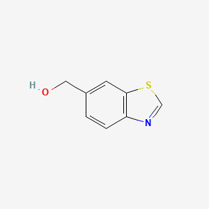Benzo[d]thiazol-6-ylmethanol chemical structure (CAS 19989-66-3)