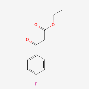Ethyl 3-(4-fluorophenyl)-3-oxopropanoate chemical structure (CAS 1999-00-4)