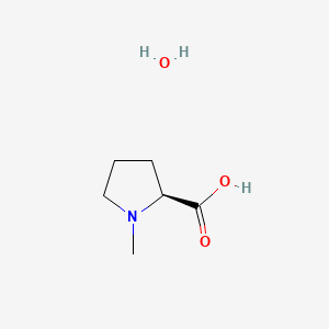 N-Methyl-L-proline Monohydrate chemical structure (CAS 199917-42-5)