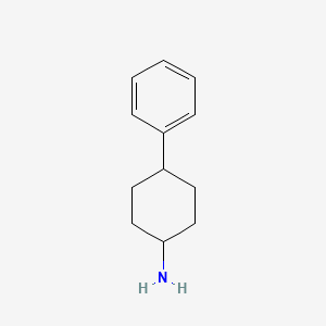 4-Phenylcyclohexanamine chemical structure (CAS 19992-45-1)