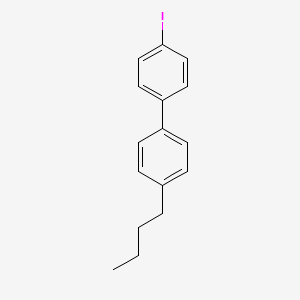 4-Butyl-4'-iodobiphenyl chemical structure (CAS 199982-02-0)