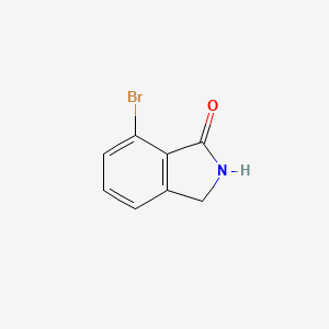 7-Bromo-2,3-dihydro-isoindol-1-one chemical structure (CAS 200049-46-3)