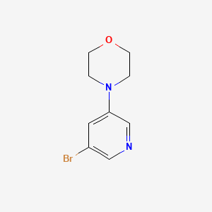 3-Bromo-5-morpholinopyridine chemical structure (CAS 200064-13-7)