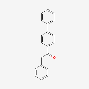 1-([1,1'-Biphenyl]-4-yl)-2-phenylethanone chemical structure (CAS 2001-23-2)