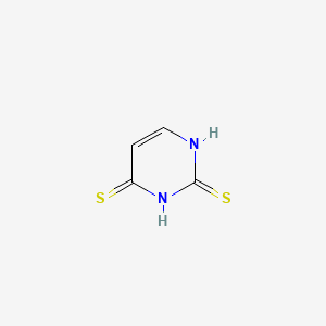 Pyrimidine-2,4(1H,3H)-dithione chemical structure (CAS 2001-93-6)