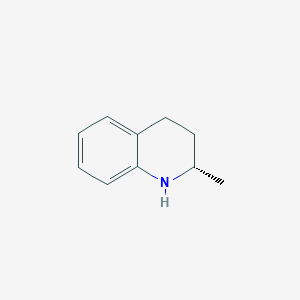 (S)-2-Methyl-1,2,3,4-tetrahydroquinoline chemical structure (CAS 200125-70-8)
