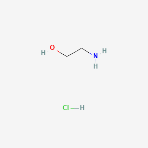 2-Aminoethanol hydrochloride chemical structure (CAS 2002-24-6)