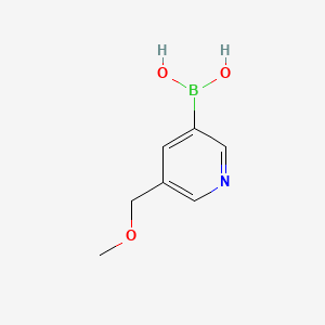 (5-(Methoxymethyl)pyridin-3-yl)boronic acid chemical structure (CAS 200204-95-1)