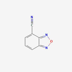 Benzo[c][1,2,5]oxadiazole-4-carbonitrile chemical structure (CAS 2002458-84-4)