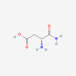 (R)-3,4-Diamino-4-oxobutanoic acid chemical structure (CAS 200260-37-3)