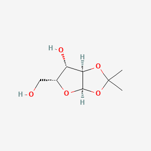 (3aR,5R,6S,6aR)-5-(Hydroxymethyl)-2,2-dimethyltetrahydrofuro[2,3-d][1,3]dioxol-6-ol chemical structure (CAS 20031-21-4)
