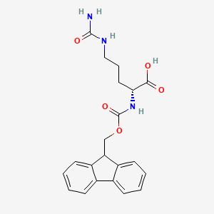 Fmoc-D-Cit-OH chemical structure (CAS 200344-33-8)