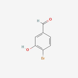 4-Bromo-3-hydroxybenzaldehyde chemical structure (CAS 20035-32-9)
