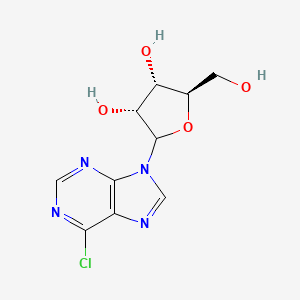 6-Chloropurine ribonucleoside chemical structure (CAS 2004-06-0)