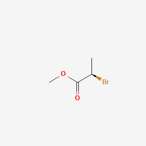 (R)-Methyl 2-bromopropanoate chemical structure (CAS 20047-41-0)