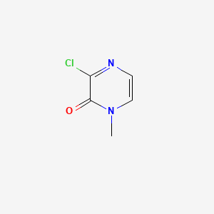 3-Chloro-1-methylpyrazin-2(1H)-one chemical structure (CAS 200562-22-7)