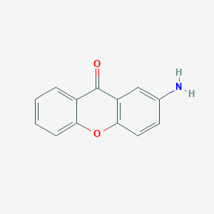 2-Amino-9H-xanthen-9-one chemical structure (CAS 20061-68-1)