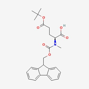 Fmoc-N-Me-Glu(OtBu)-OH chemical structure (CAS 200616-40-6)