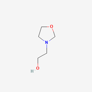 2-(Oxazolidin-3-yl)ethanol chemical structure (CAS 20073-50-1)