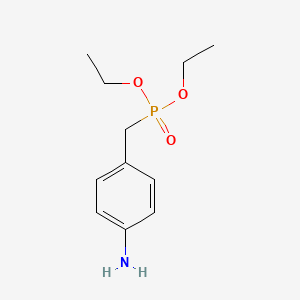 Diethyl 4-aminobenzylphosphonate chemical structure (CAS 20074-79-7)