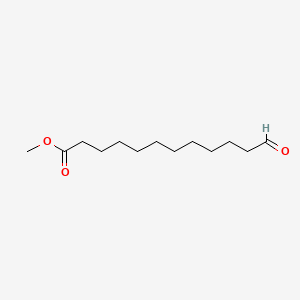 Methyl 12-oxododecanoate chemical structure (CAS 2009-59-8)