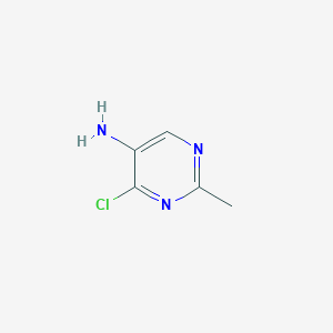 4-Chloro-2-methylpyrimidin-5-amine chemical structure (CAS 20090-59-9)