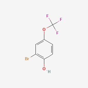 2-Bromo-4-(trifluoromethoxy)phenol chemical structure (CAS 200956-13-4)