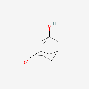 5-Hydroxyadamantan-2-one chemical structure (CAS 20098-14-0)
