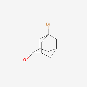 5-Bromoadamantan-2-one chemical structure (CAS 20098-20-8)