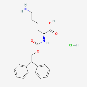 N2-Fmoc-D-lysine Hydrochloride chemical structure (CAS 201002-47-3)