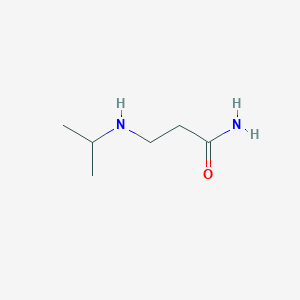 3-(Isopropylamino)propanamide chemical structure (CAS 20101-89-7)