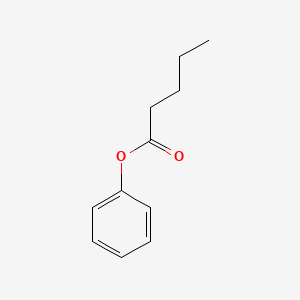 Phenyl pentanoate chemical structure (CAS 20115-23-5)