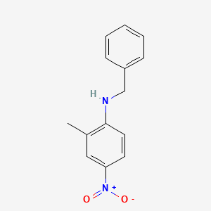 N-Benzyl-2-methyl-4-nitroaniline chemical structure (CAS 201157-13-3)