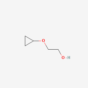 2-Cyclopropoxyethanol chemical structure (CAS 20117-44-6)