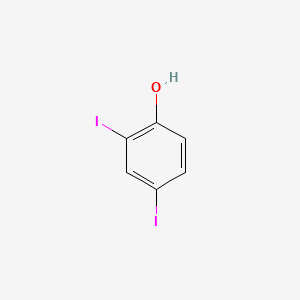 2,4-Diiodophenol chemical structure (CAS 2012-29-5)