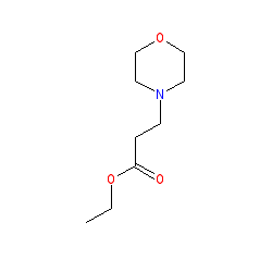 Ethyl 3-morpholinopropanoate chemical structure (CAS 20120-24-5)